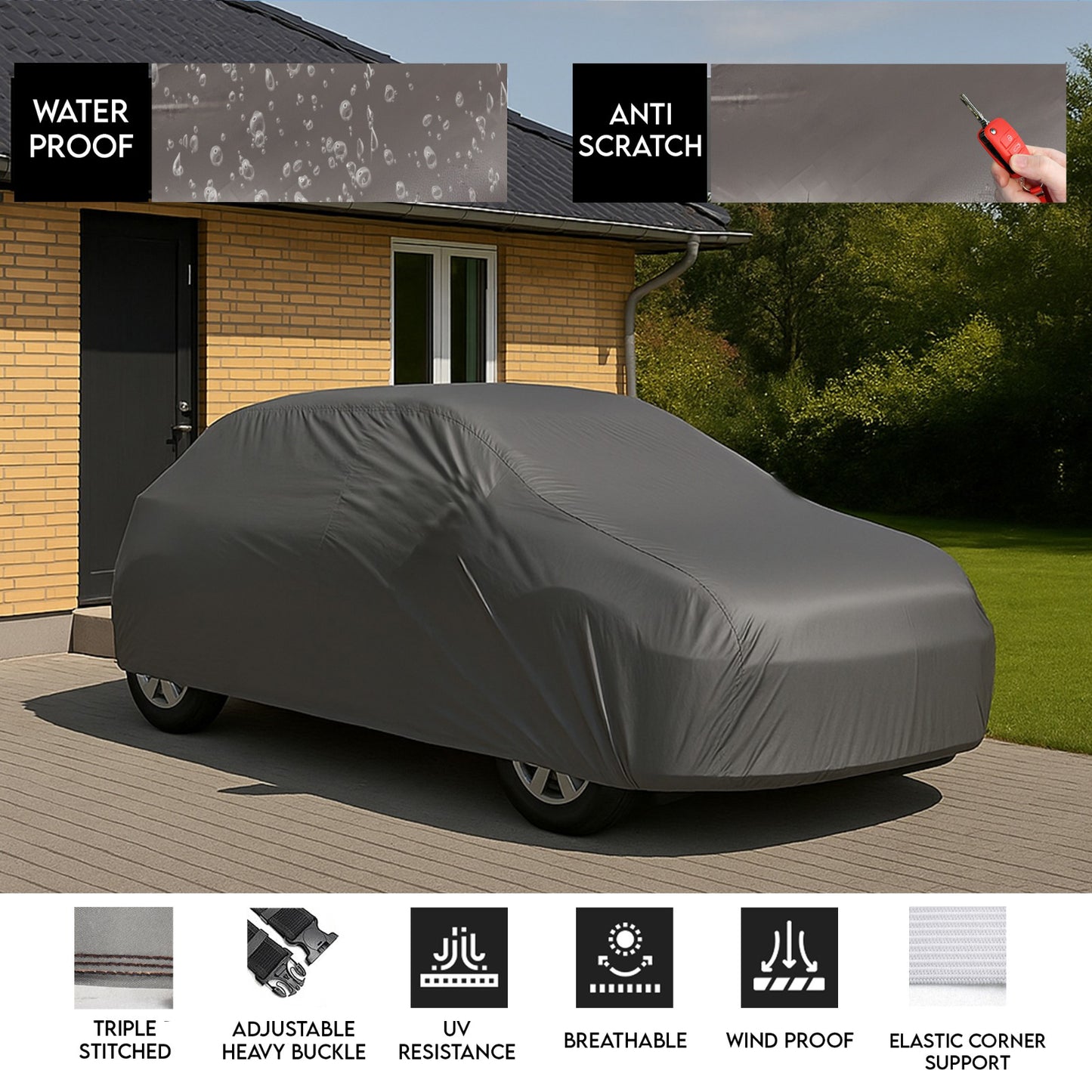 Autofurnish Car Body Cover for KIA Sonet