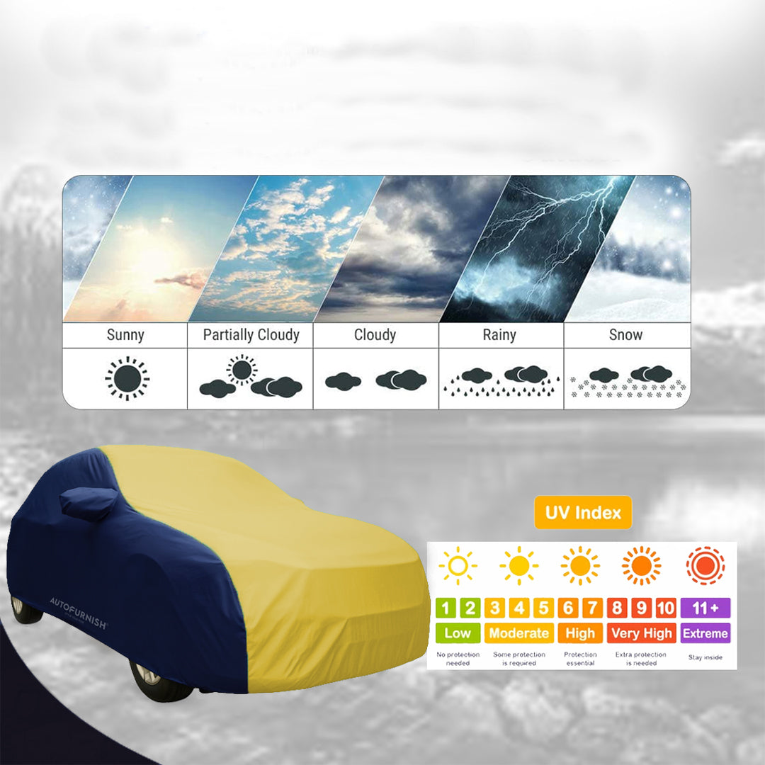 Jeep Wrangler 2021 Autofurnish Dual Tone Car Body Cover  - (Sporty Series)