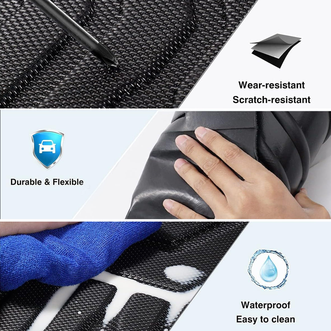 Autofurnish LTM Custom Fitted Life Time Car Foot Mats  For KIA Seltos Facelift 2023 - Black