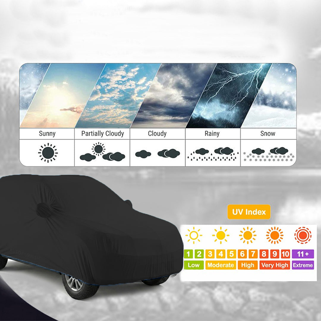 Ford Endeavour 2019 Autofurnish Parker Black Car Body Cover - Parker Black