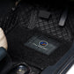 KIA Carens (6 Seater) 2022 ULS 7D Luxury Custom Fitted Car Mats For KIA Carens (6 Seater) 2022 - Black Black