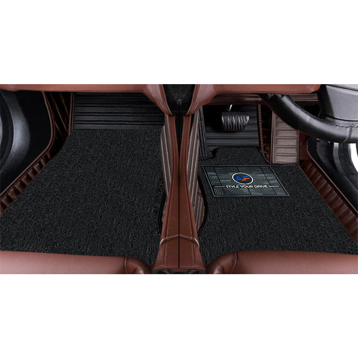 Volvo XC90 2016 Autofurnish 9D Combination Custom Fitted Car Mats For Volvo XC90 2016
