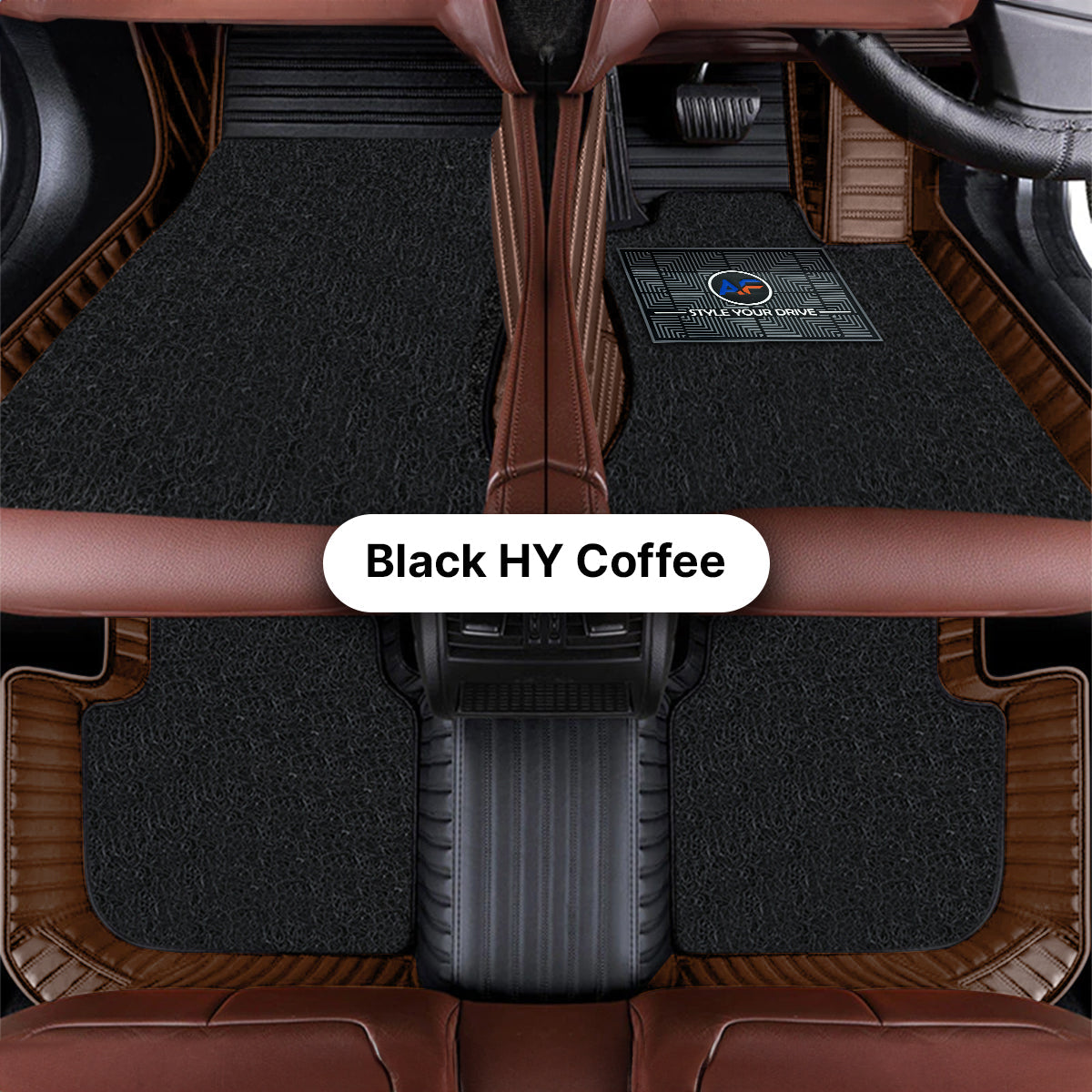 Autofurnish 9D Combination Custom Fitted Car Mats For Volkswagen Vento 2020