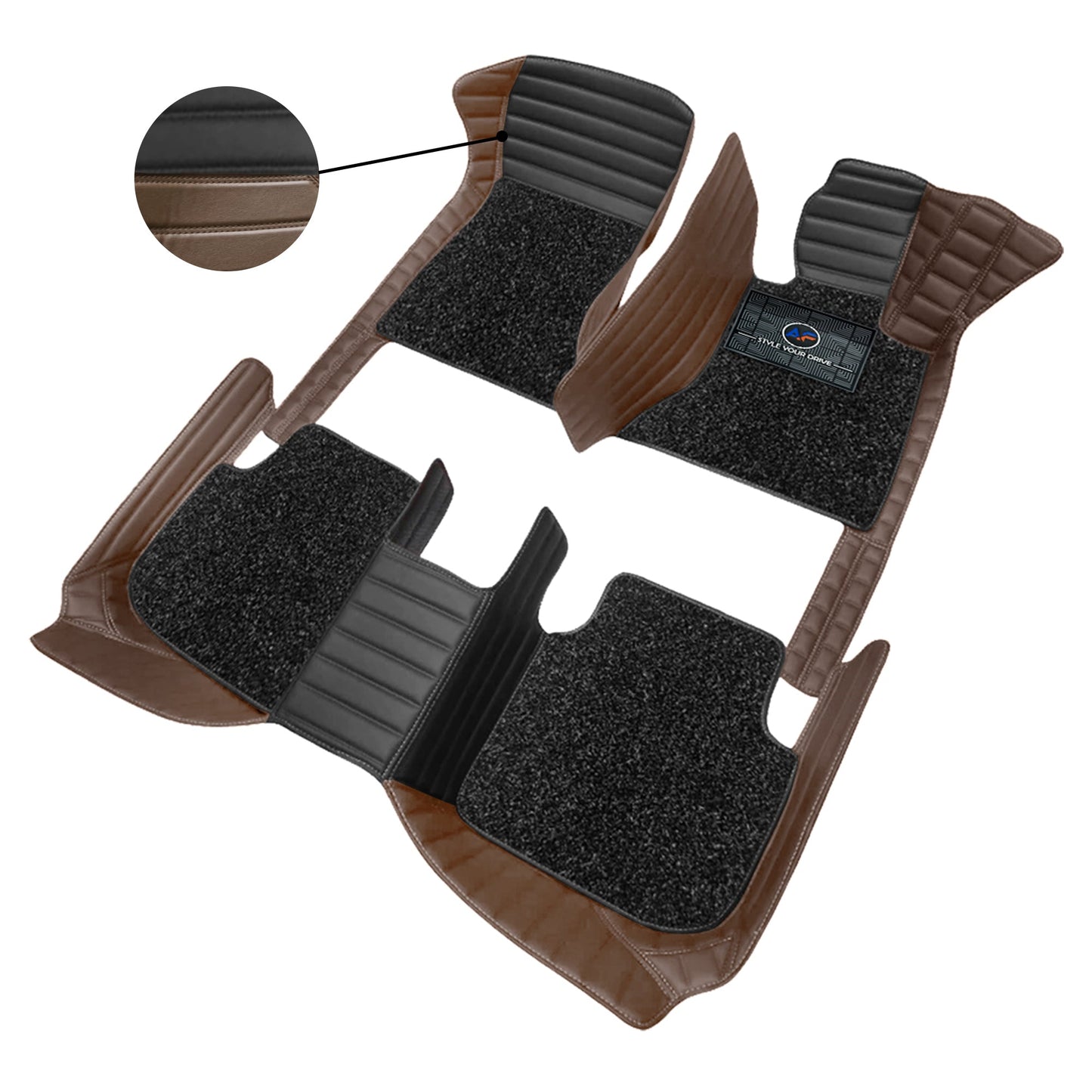 Autofurnish 9D Combination Custom Fitted Car Mats For Audi A6-2019