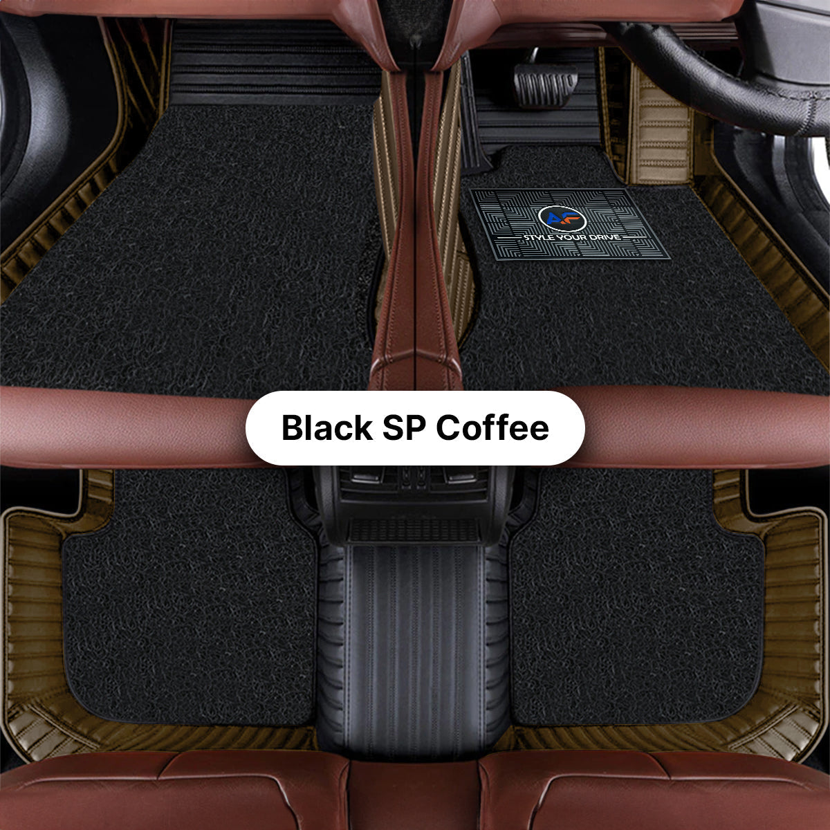 Volvo S90 2020 Autofurnish 9D Combination Custom Fitted Car Mats For Volvo S90 2020