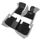 Autofurnish 9D Combination Custom Fitted Car Mats For KIA Carnival (6 Seater) 2020 - Black AZ-Tan