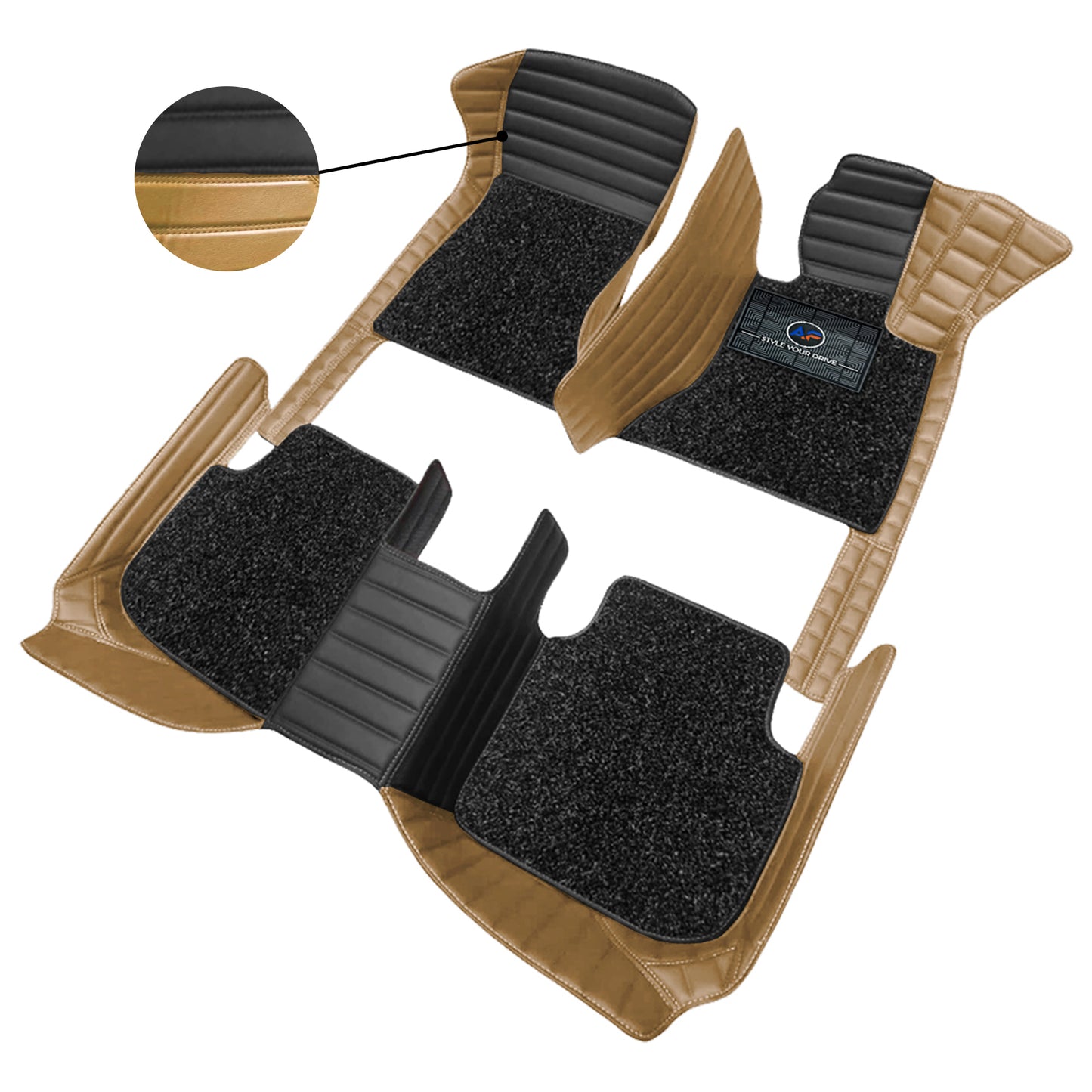 Autofurnish 9D Combination Custom Fitted Car Mats For KIA EV6 GT Line AWD 2025