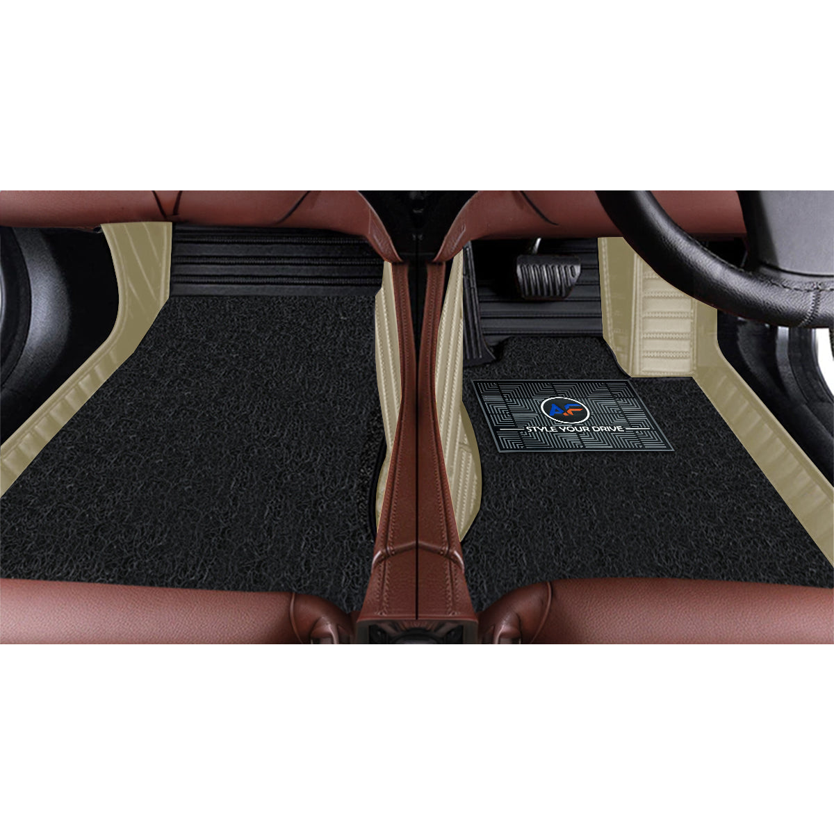 Mercedes G 63 AMG 2021 Autofurnish 9D Combination Custom Fitted Car Mats For Mercedes G 63 AMG 2021