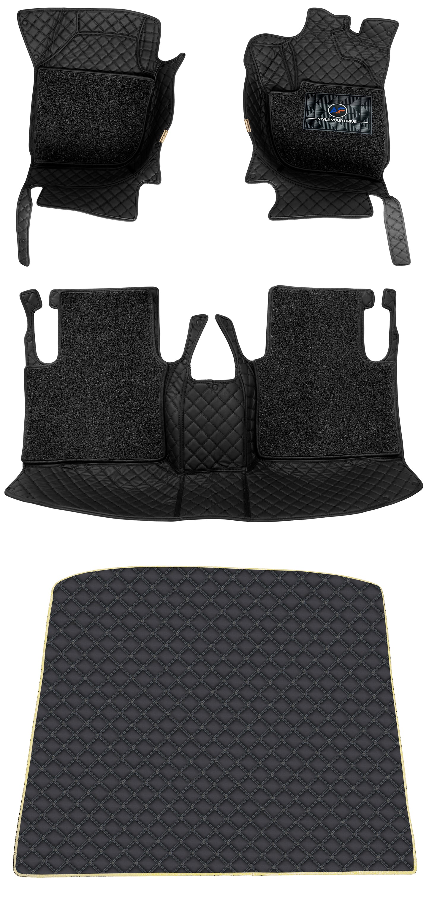 Autofurnish 7D Custom Fitted Car Mats With Boot for KIA Seltos