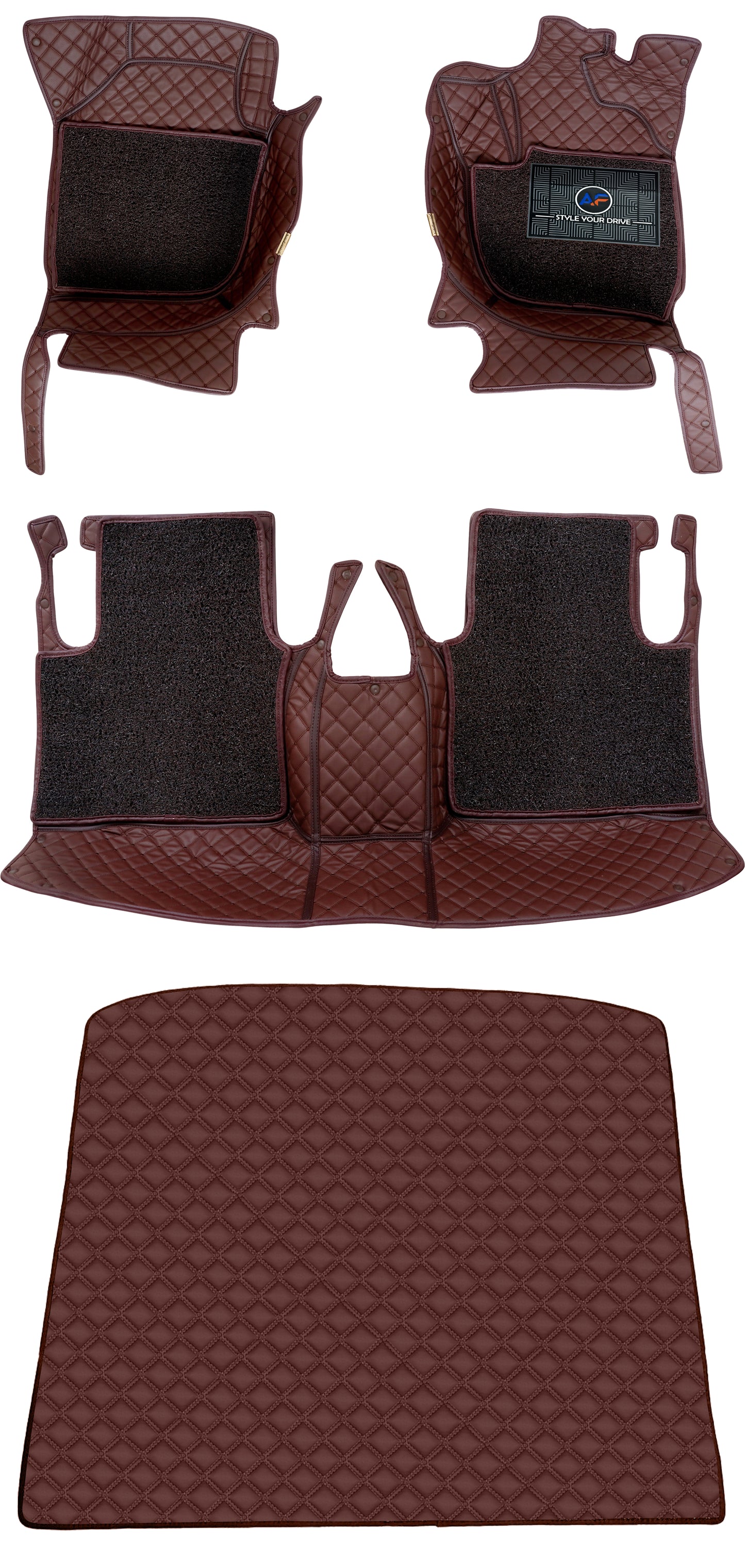 Autofurnish 7D Custom Fitted Car Mats With Boot for KIA Seltos