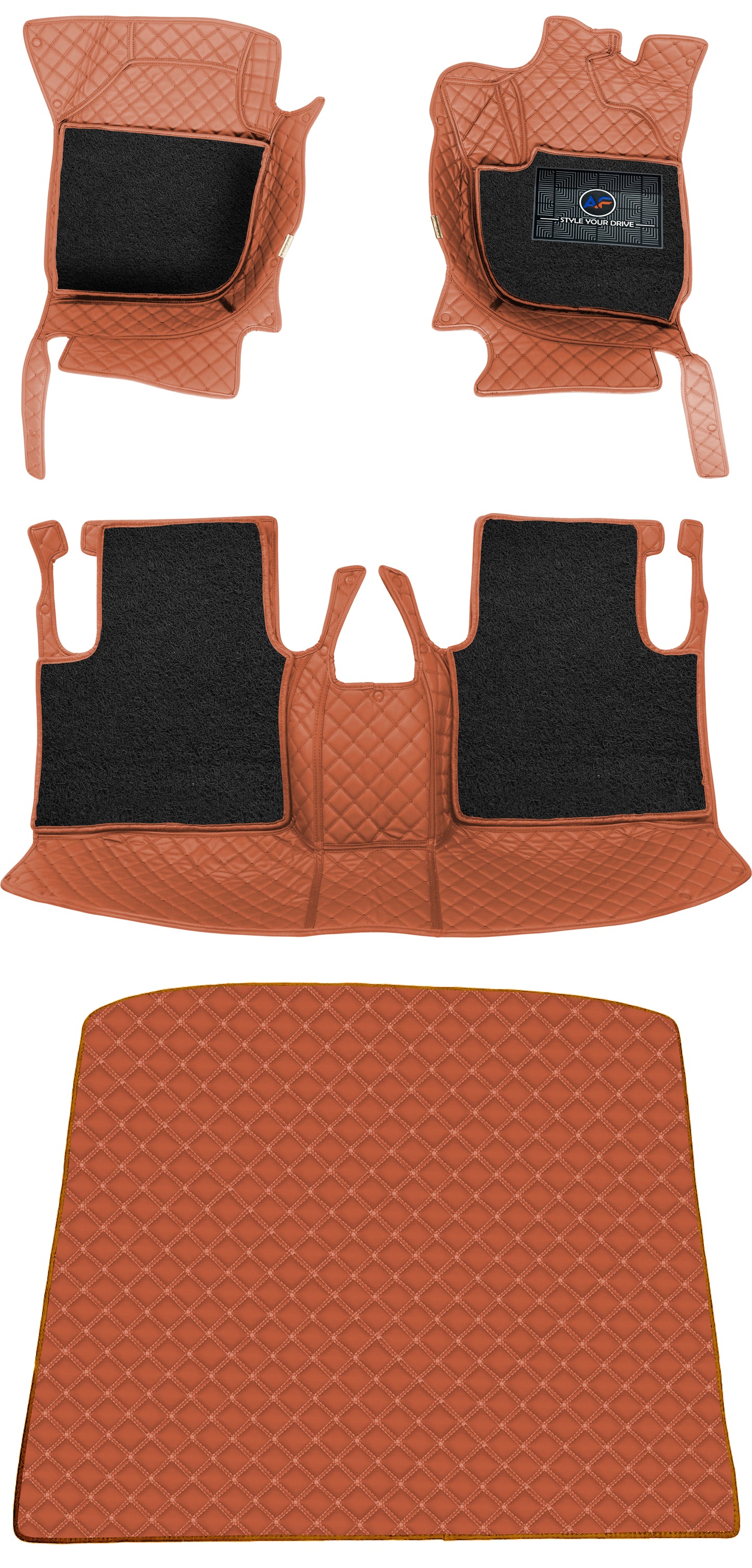 Autofurnish 7D Luxury Custom Fitted Car Mats With Boot for Hyundai Venue