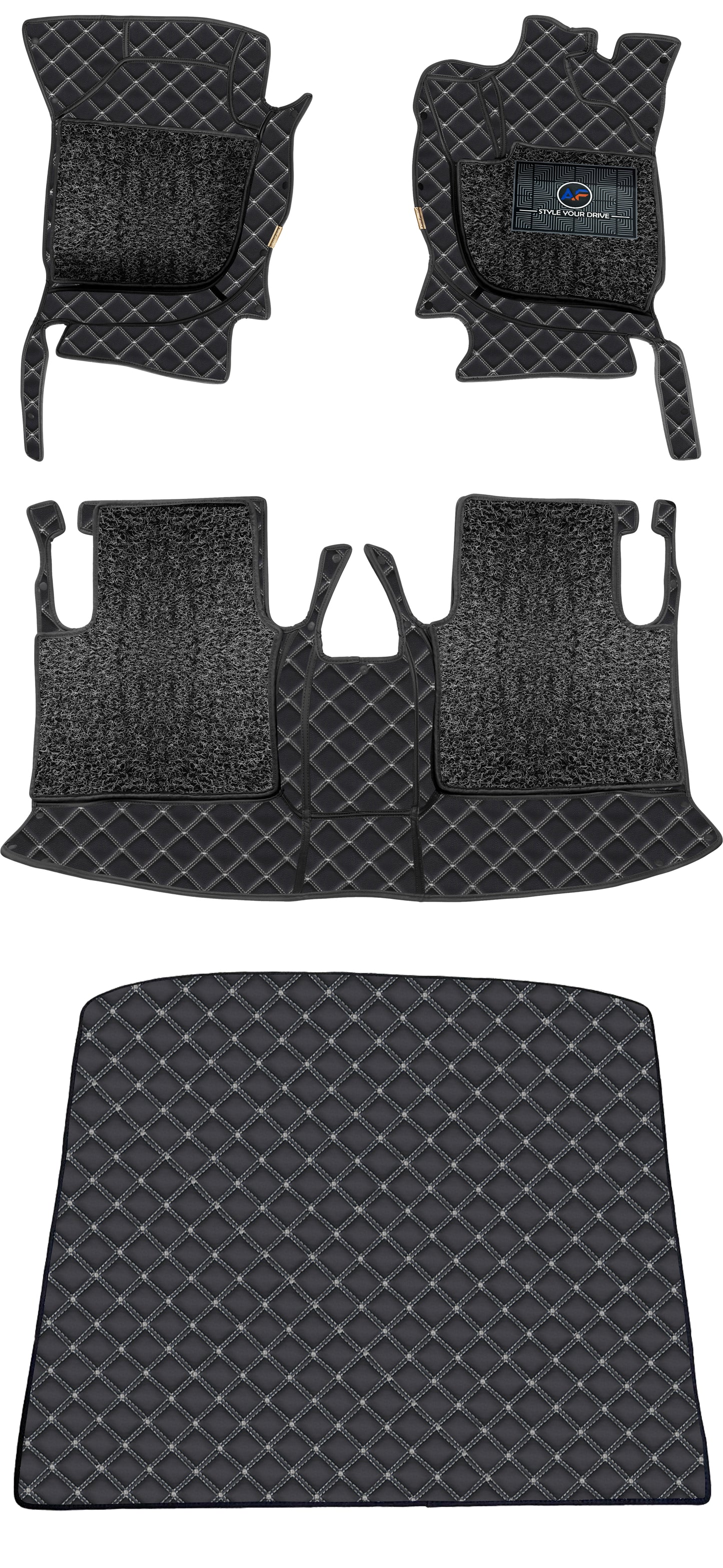 Autofurnish 7D Custom Fitted Car Mats With Boot for KIA Seltos