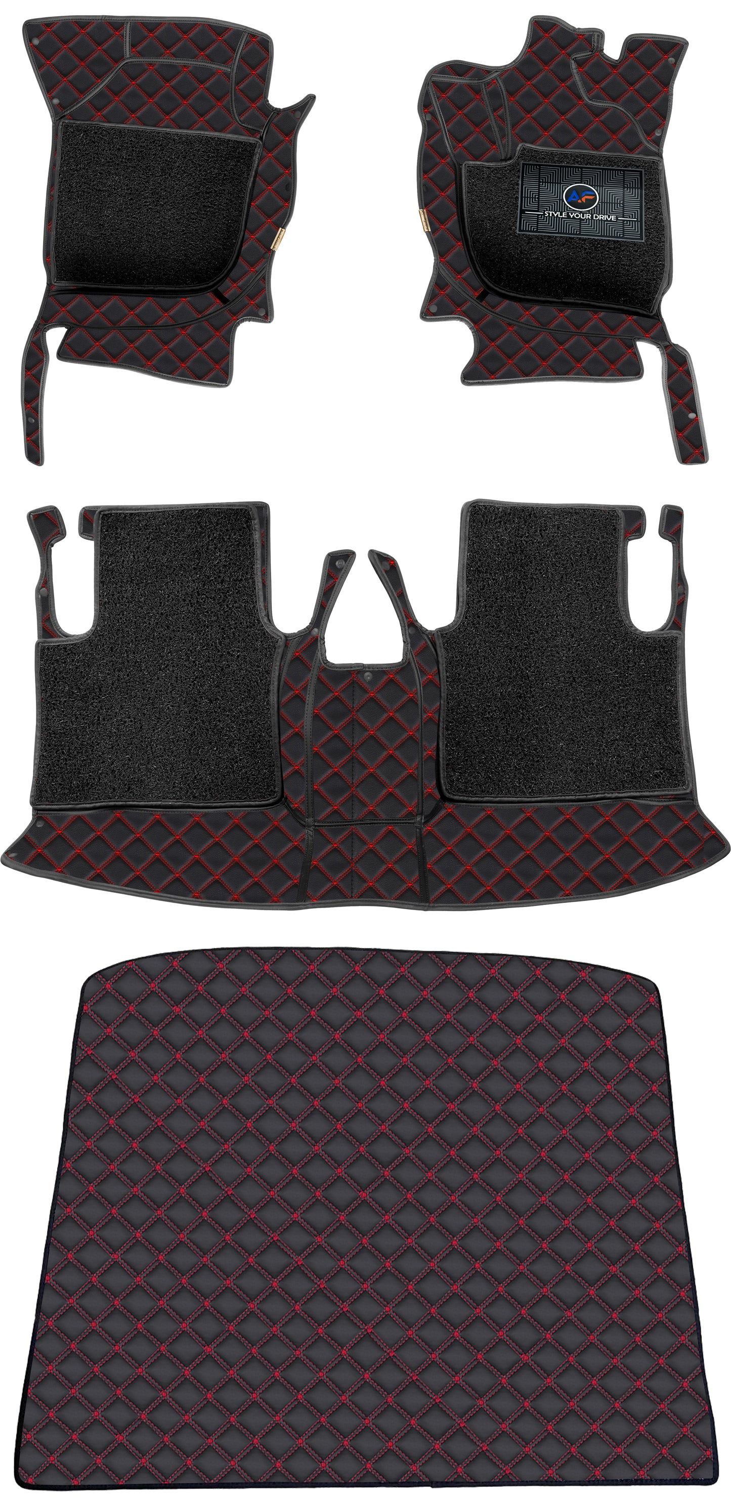 Autofurnish 7D Custom Fitted Car Mats With Boot for KIA Seltos