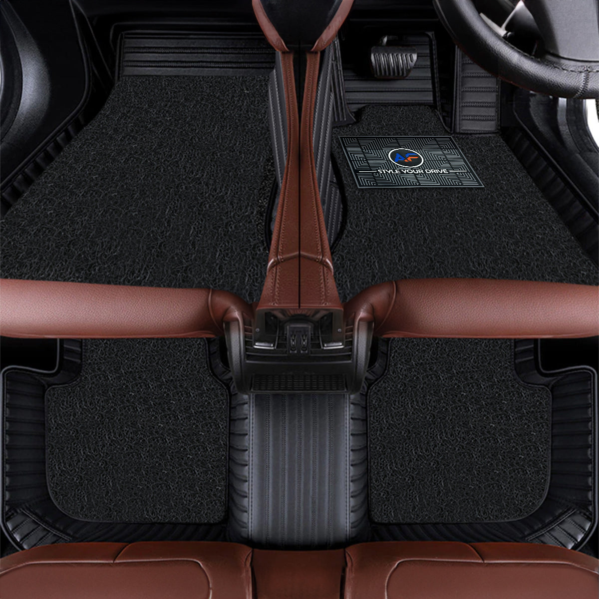 Autofurnish 9D Premium Custom Fitted Car Mats For Tata Nexon EV 2024