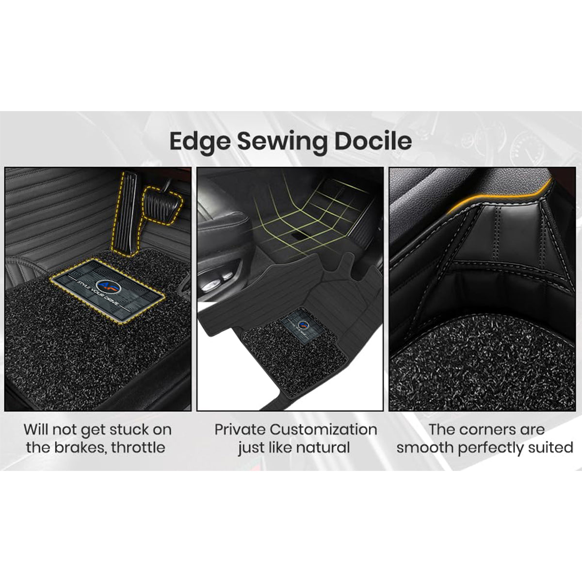 Autofurnish 9D Premium Custom Fitted Car Mats For Tata Nexon EV 2024