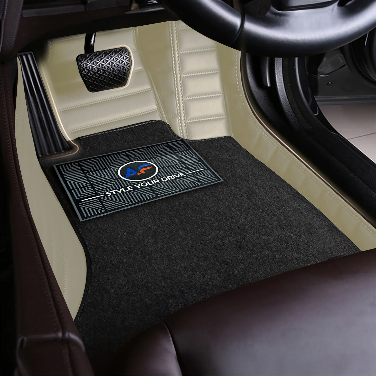 Autofurnish 9D Premium Custom Fitted Car Mats For Tata Nexon EV 2024