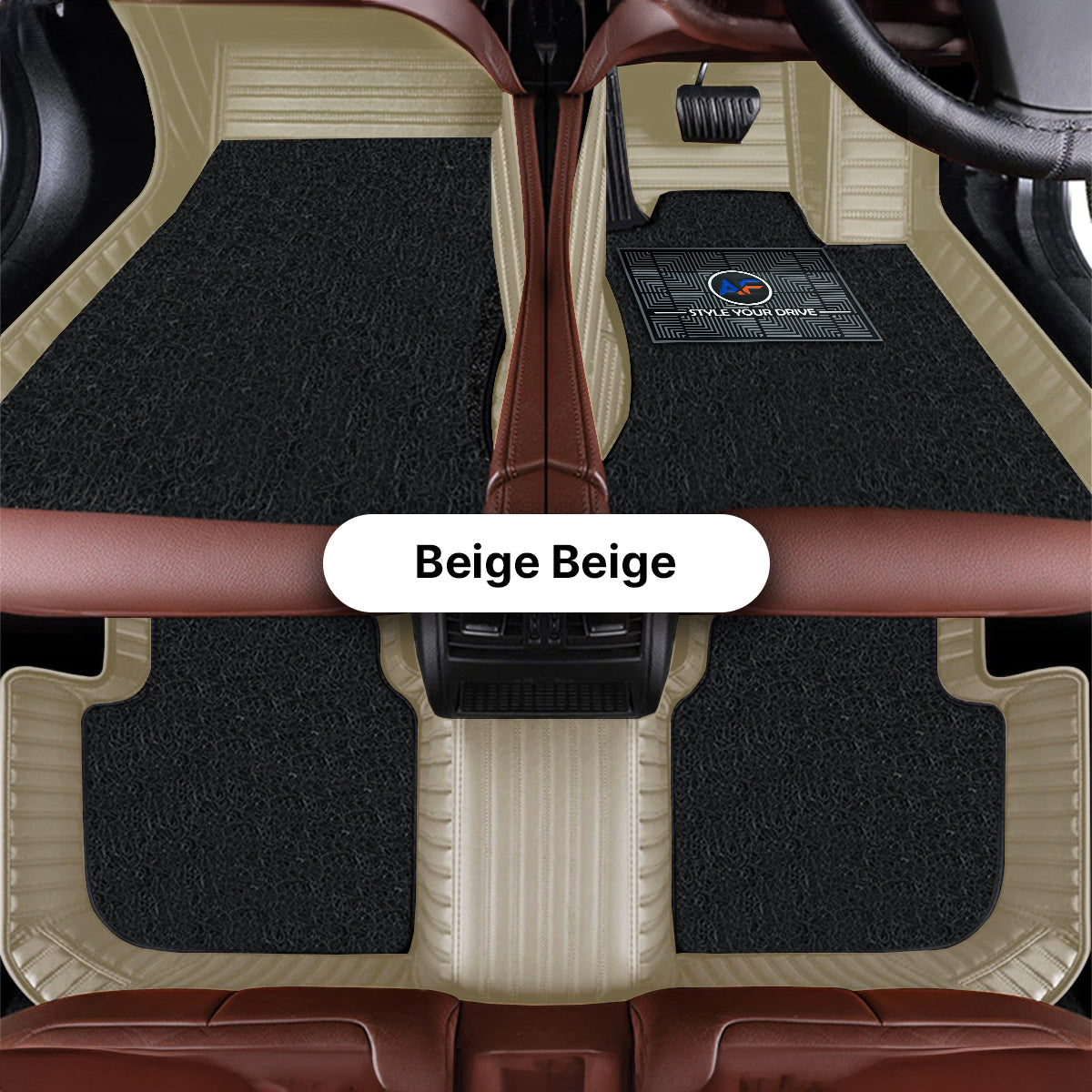 Autofurnish 9D Premium Custom Fitted Car Mats For Tata Nexon EV 2024