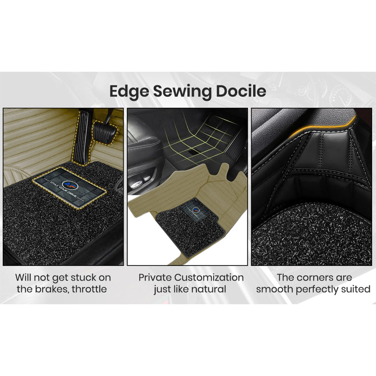 Autofurnish 9D Premium Custom Fitted Car Mats For Tata Nexon EV 2024