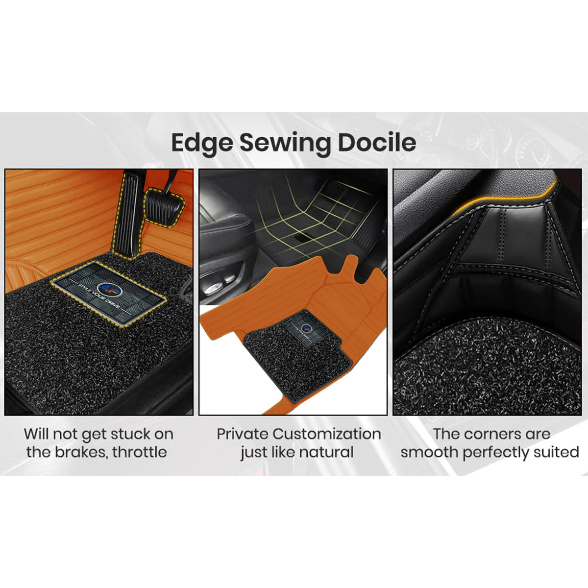 Autofurnish 9D Premium Custom Fitted Car Mats For Tata Nexon EV 2024
