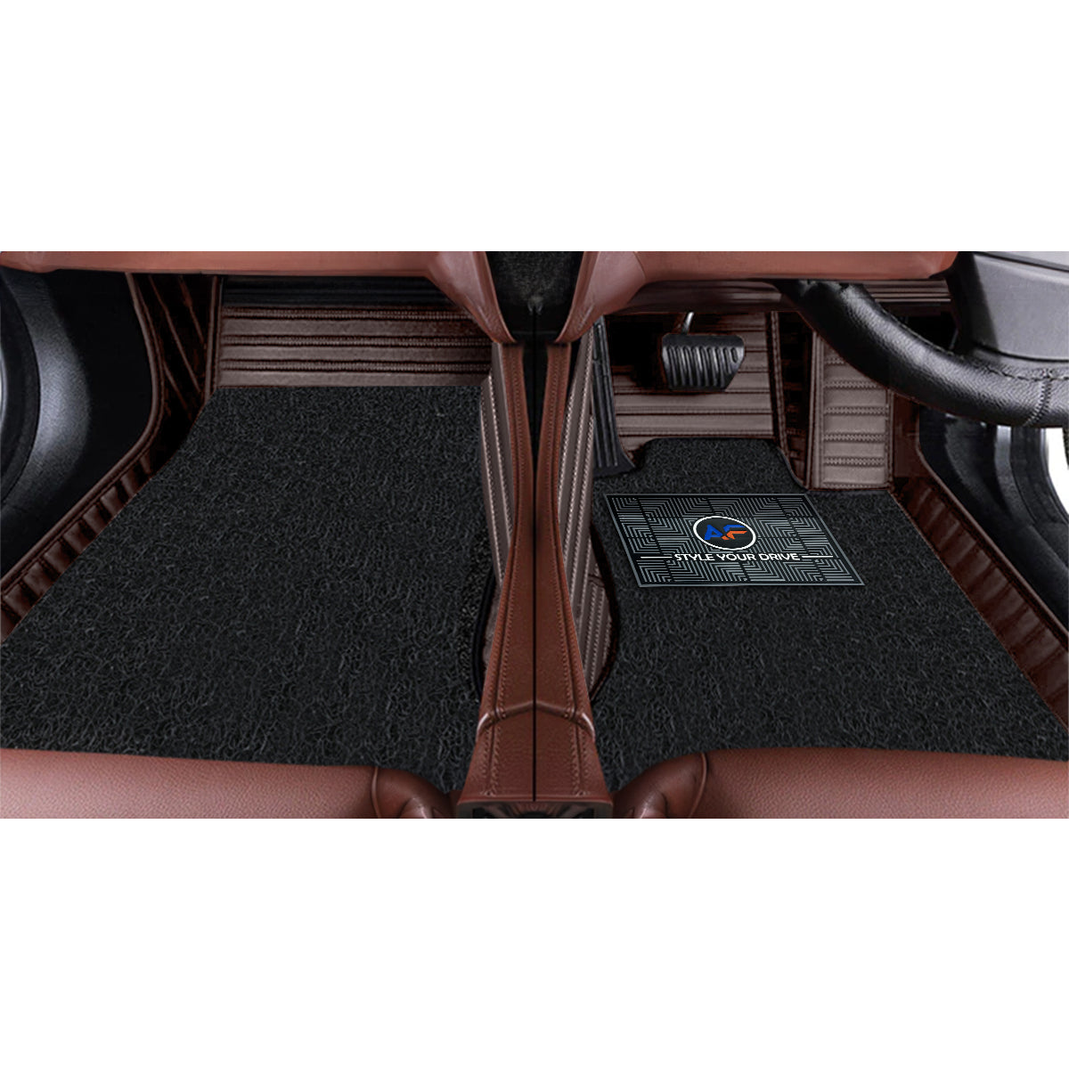 Autofurnish 9D Premium Custom Fitted Car Mats For Tata Nexon EV 2024