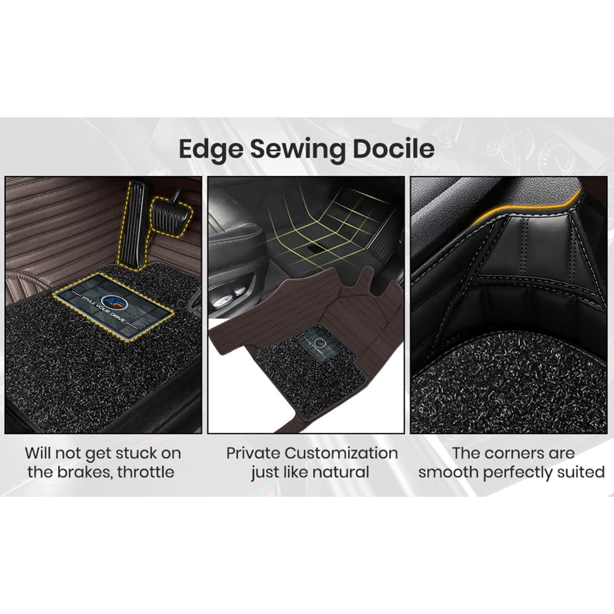 Autofurnish 9D Premium Custom Fitted Car Mats For Tata Nexon EV 2024