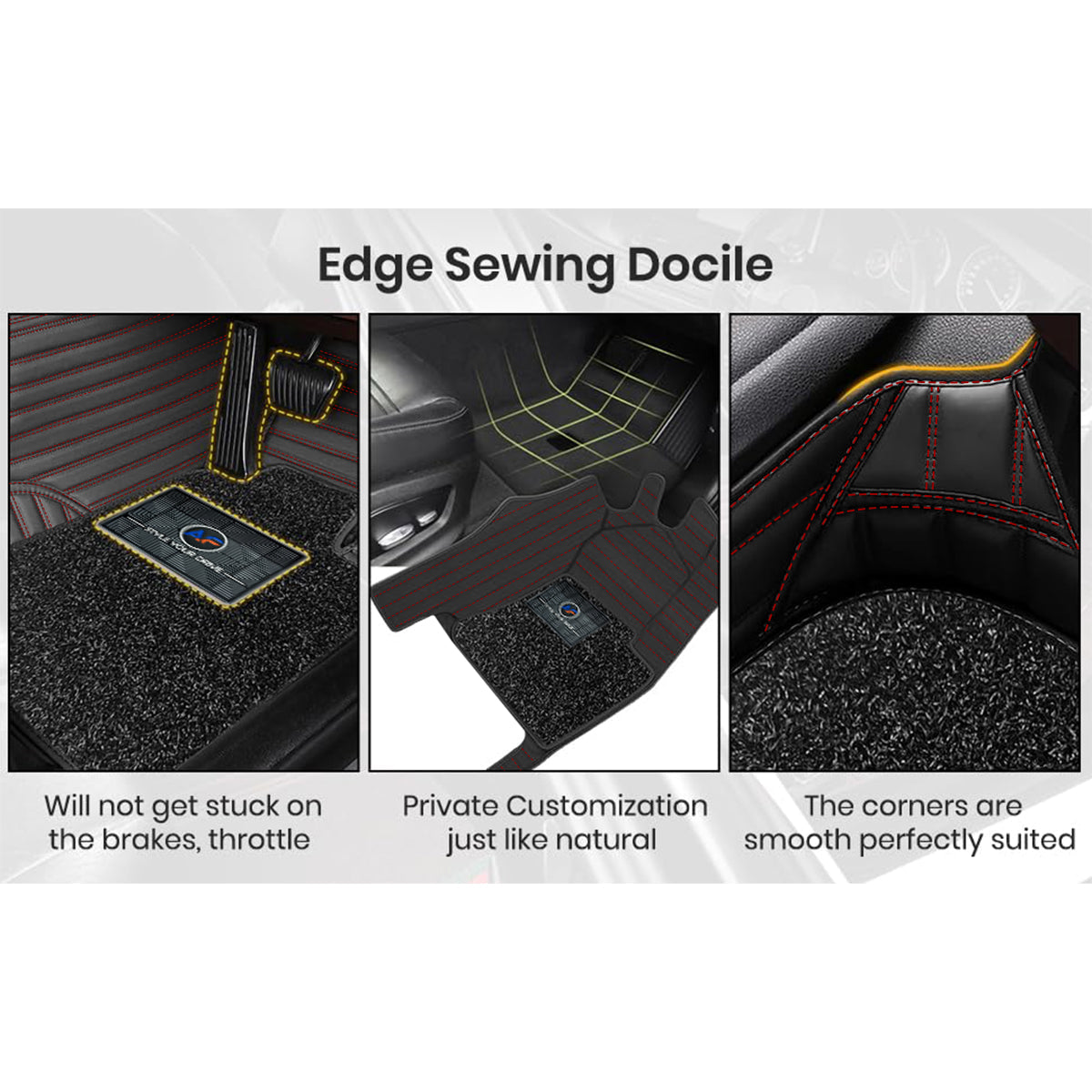 Autofurnish 9D Premium Custom Fitted Car Mats For Tata Nexon EV 2024