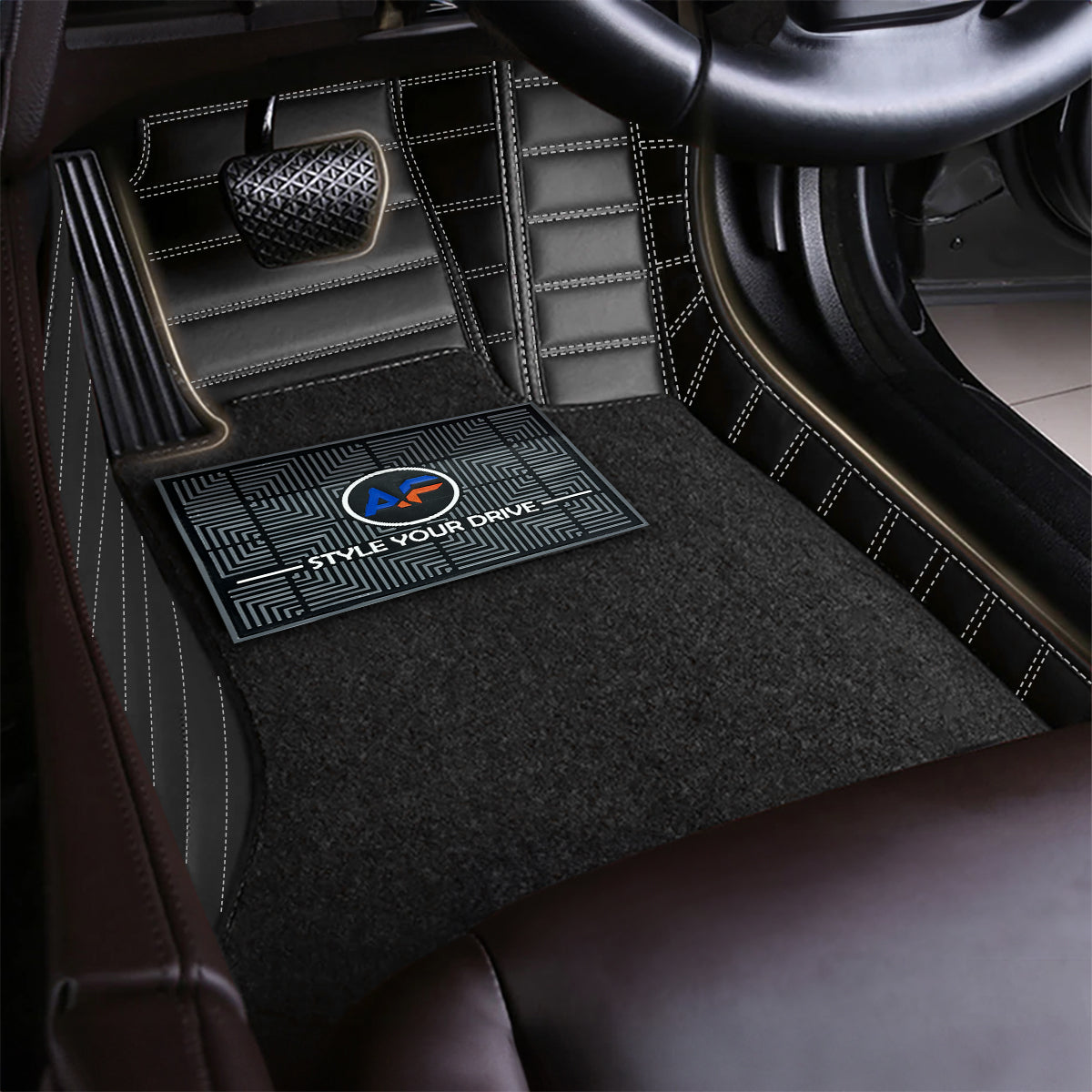 Autofurnish 9D Premium Custom Fitted Car Mats For Tata Nexon EV 2024