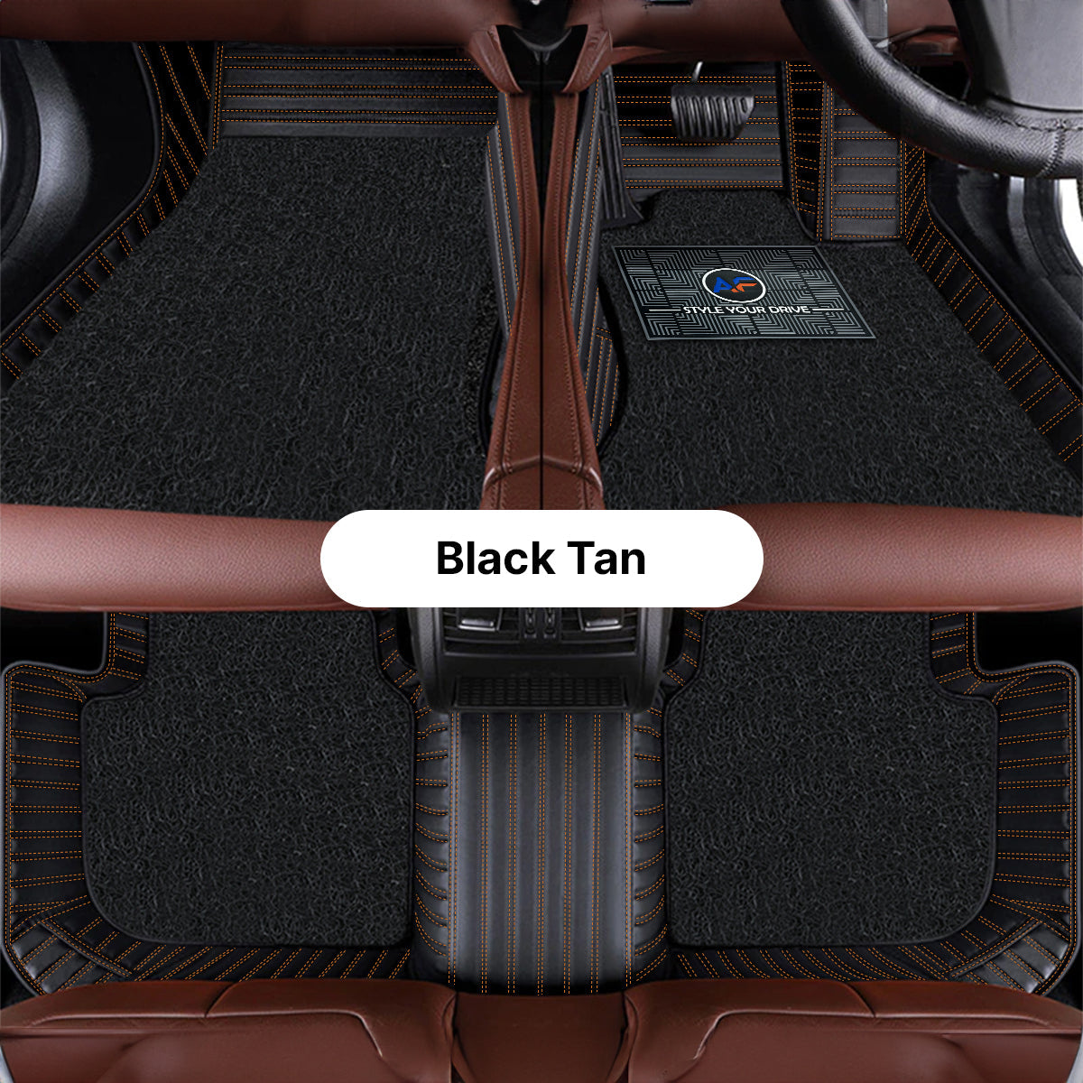 Autofurnish 9D Premium Custom Fitted Car Mats For Tata Nexon EV 2024