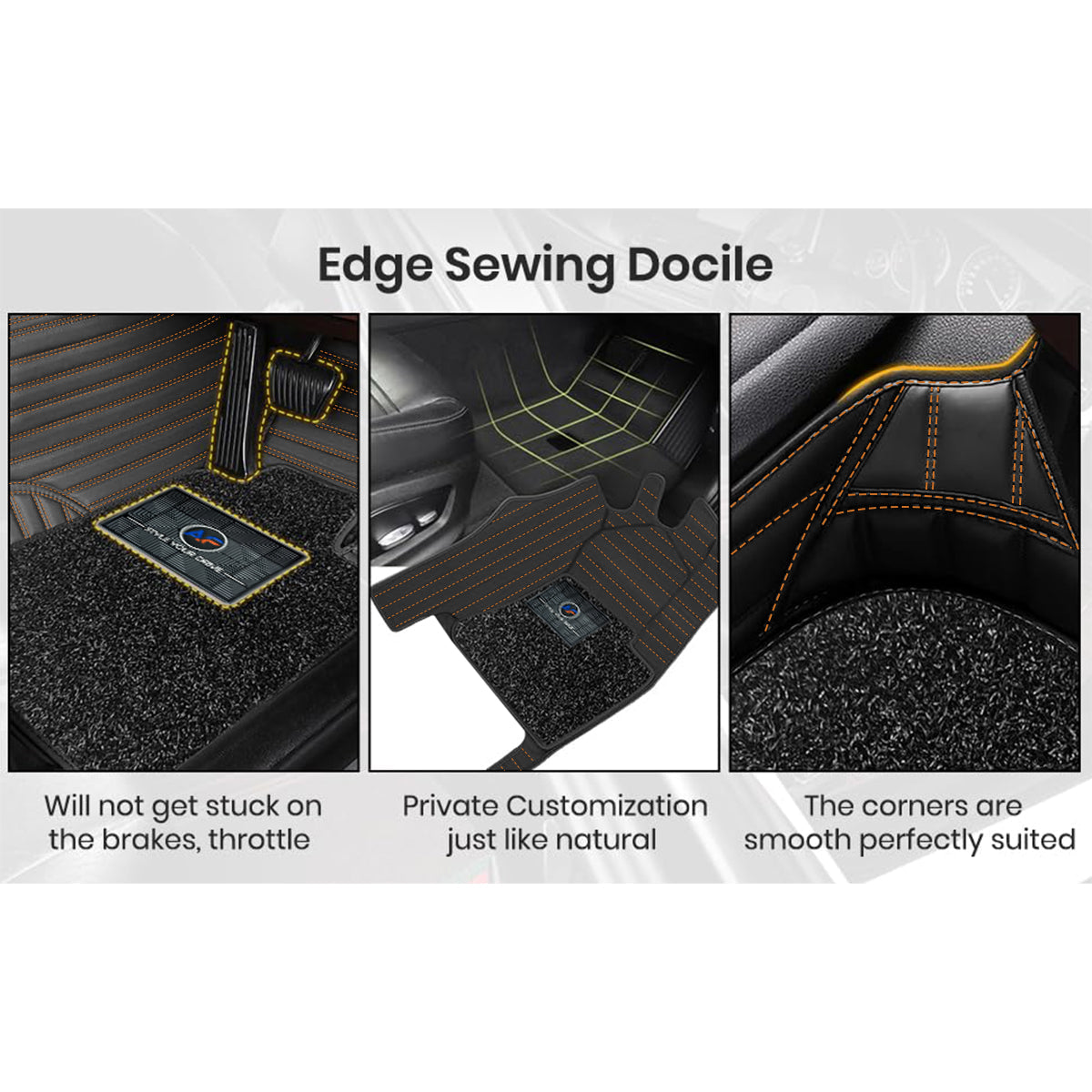 Autofurnish 9D Premium Custom Fitted Car Mats For Tata Nexon EV 2024