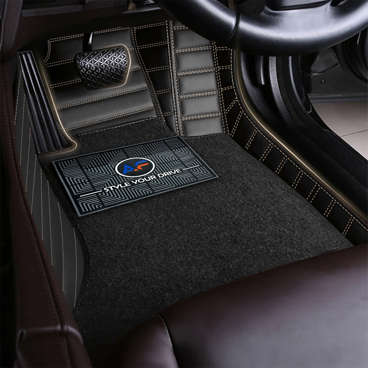 Mahindra Scorpio 2020 Autofurnish 9D Premium Custom Fitted Car Mats For Mahindra Scorpio 2020