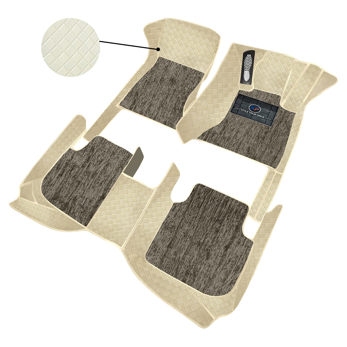 Autofurnish 9D Luxurious Custom Fitted Car Mats For Hyundai Creta EV 2025 - Autofurnish