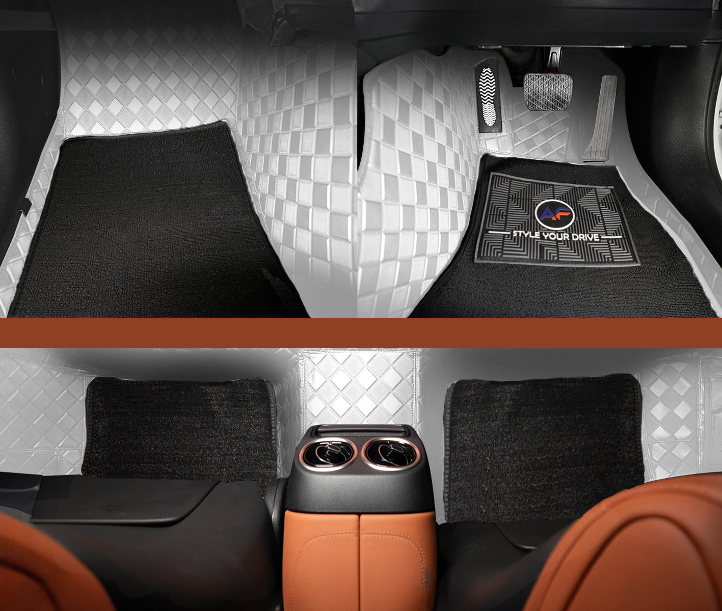 Autofurnish 9D Luxurious Custom Fitted Car Mats For Toyota Yaris-2018-20