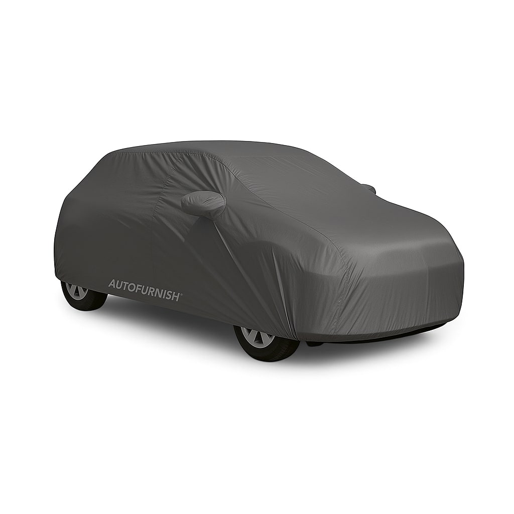 Autofurnish Aero Grey Waterproof Heat Resistant And Mirror Pocket Car Body Cover For Mercedes GLC 43 AMG 2021 - Aero Grey