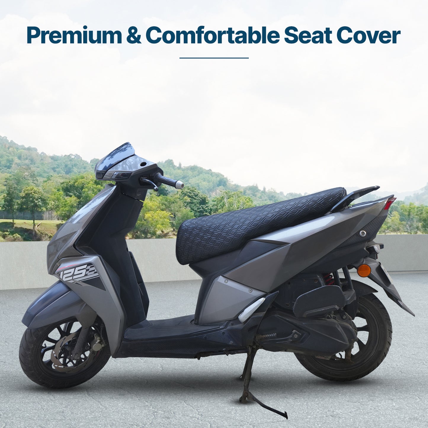 Mototrance Bike Scooter Seat Cover for TVS Ntorq 150
