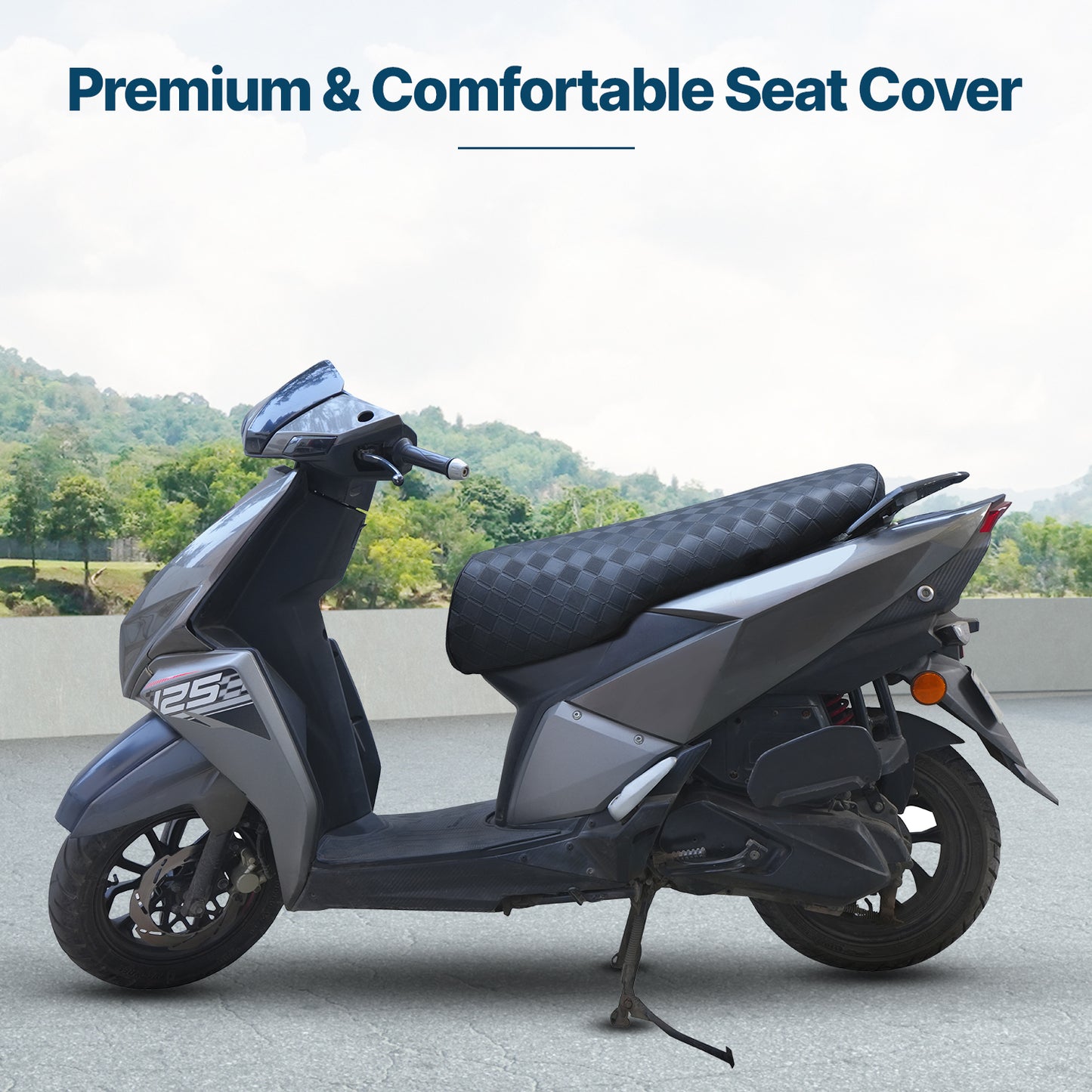 Mototrance Bike Scooter Seat Cover for TVS Ntorq 150