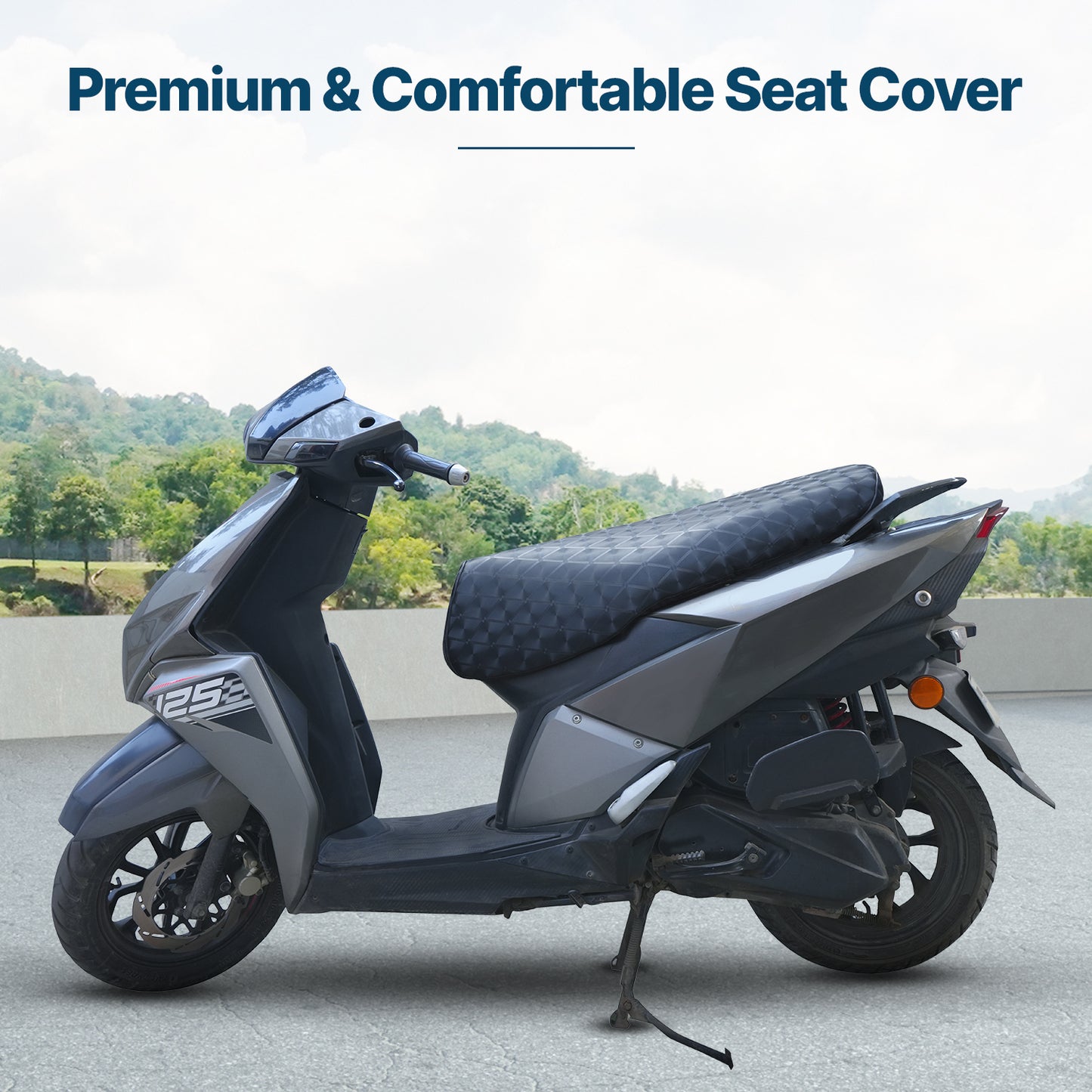 Mototrance Bike Scooter Seat Cover for TVS Ntorq 150