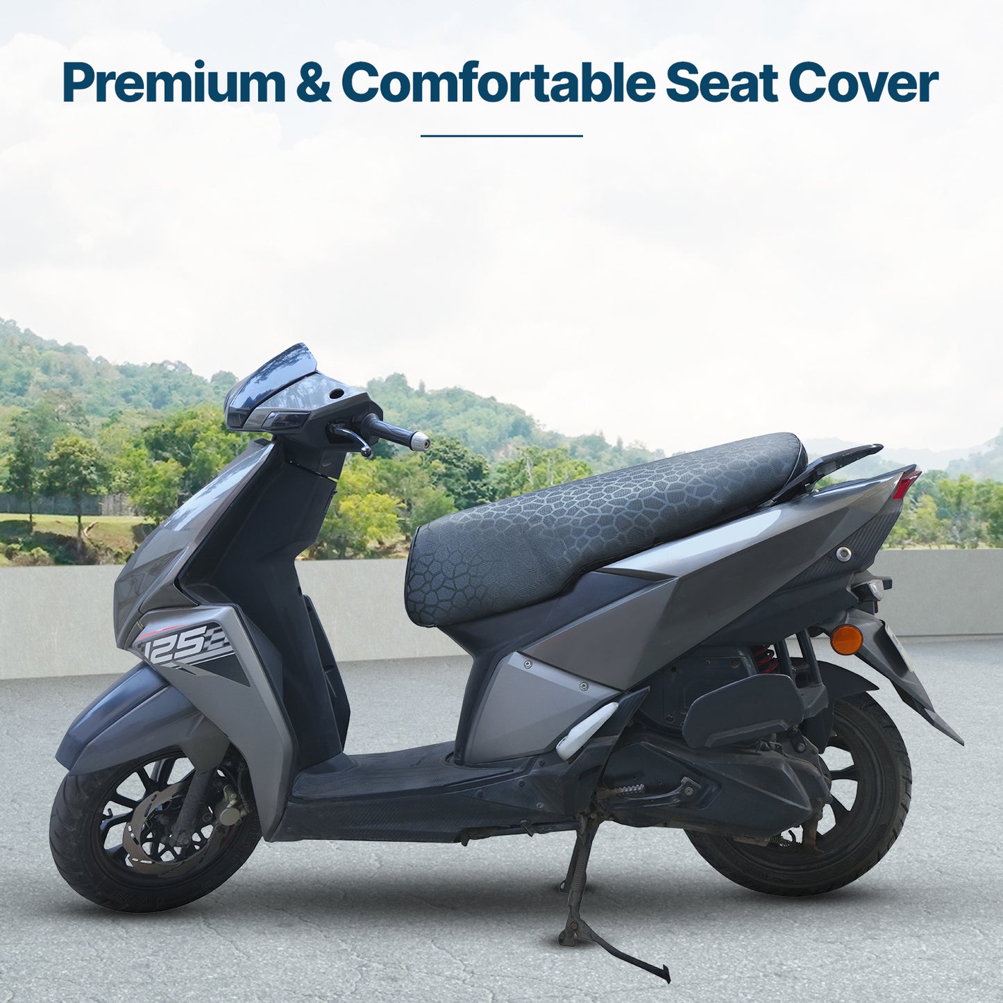 Mototrance Bike Scooter Seat Cover for TVS Ntorq 150