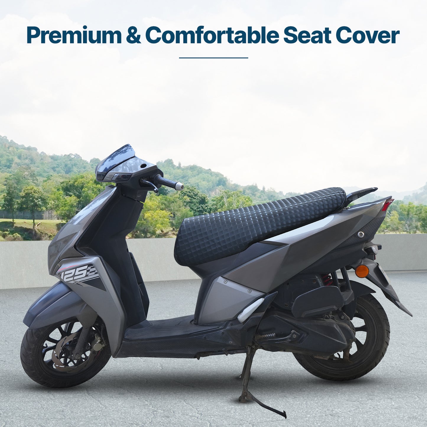 Mototrance Bike Scooter Seat Cover for TVS Ntorq 150