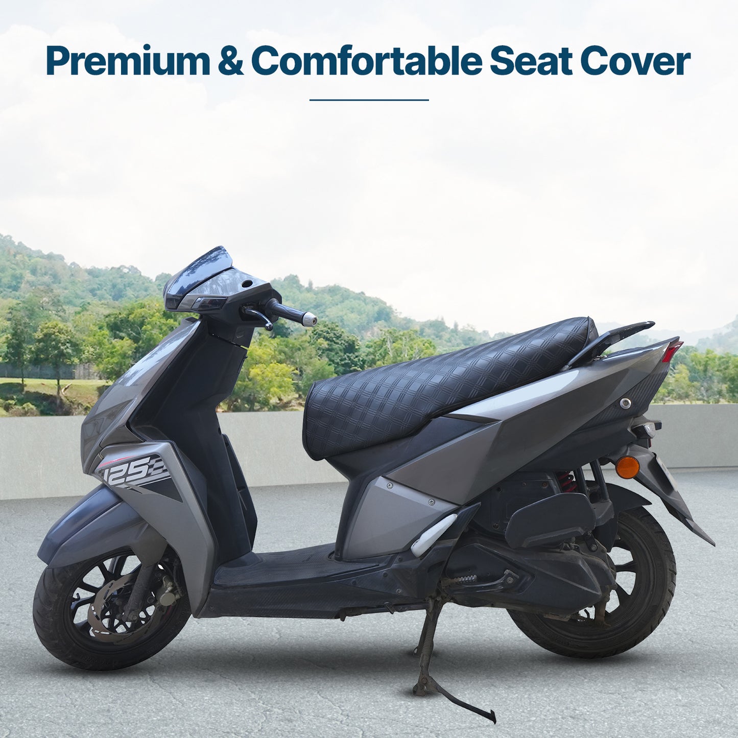 Mototrance Bike Scooter Seat Cover for TVS Ntorq 150