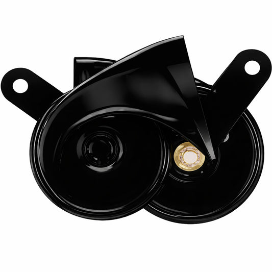 Basuri Light Trumpet Horn – 80mm HL Tone Twin Horn, 12V (BHTHL12) - 2 Pcs Set