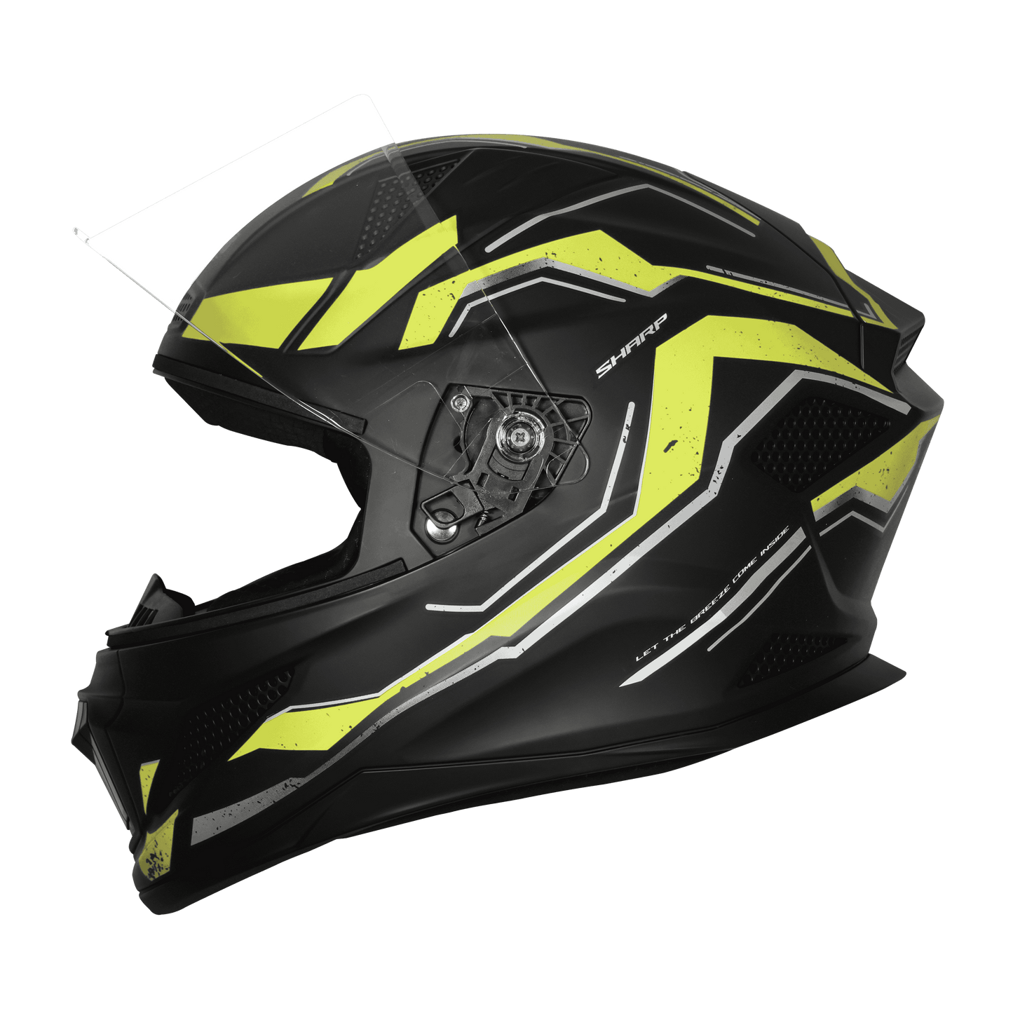 Steelbird SBH-25 SV Full Face Helmet | Sharp Spirit Graphic | Glossy Finish