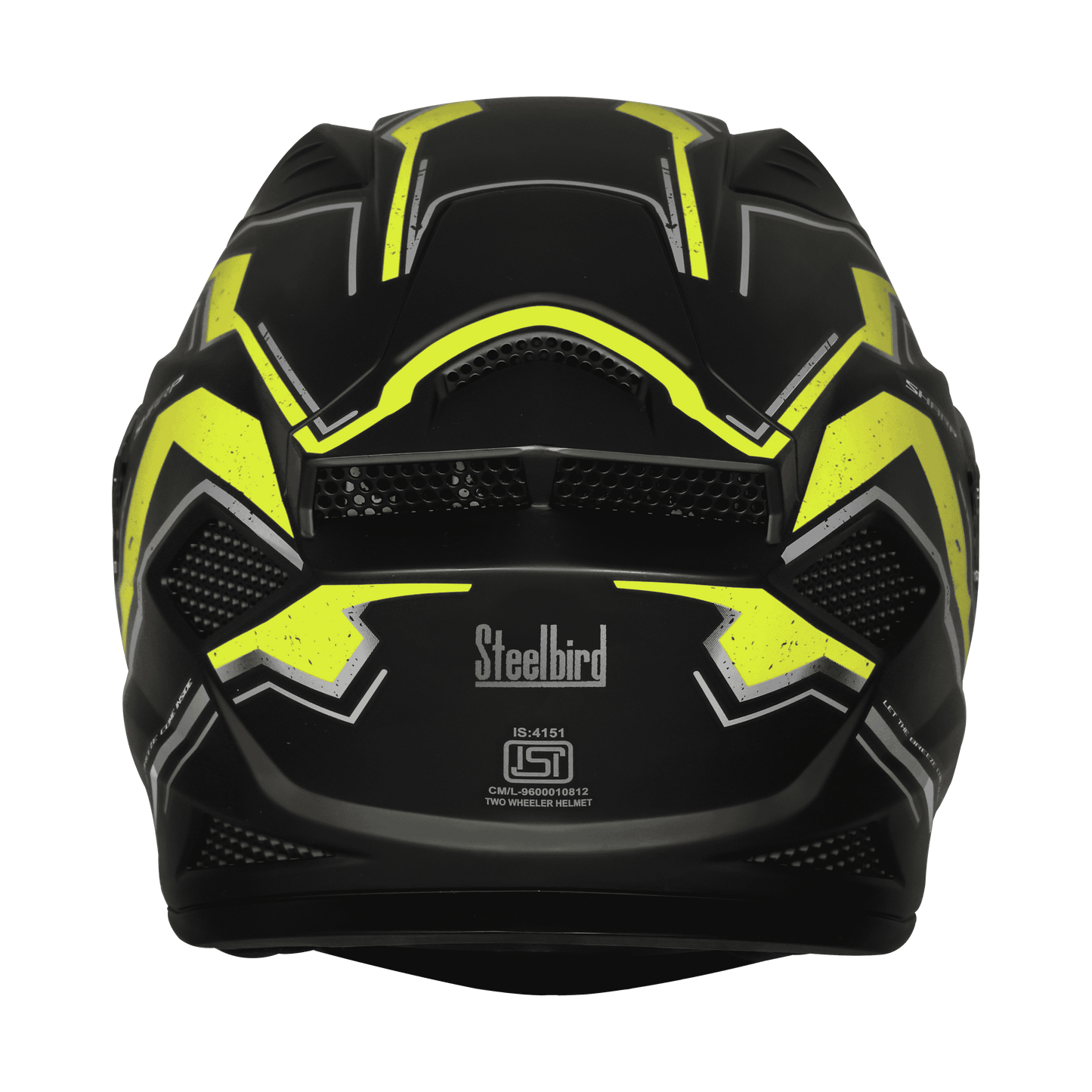 Steelbird SBH-25 SV Full Face Helmet | Sharp Spirit Graphic | Glossy Finish