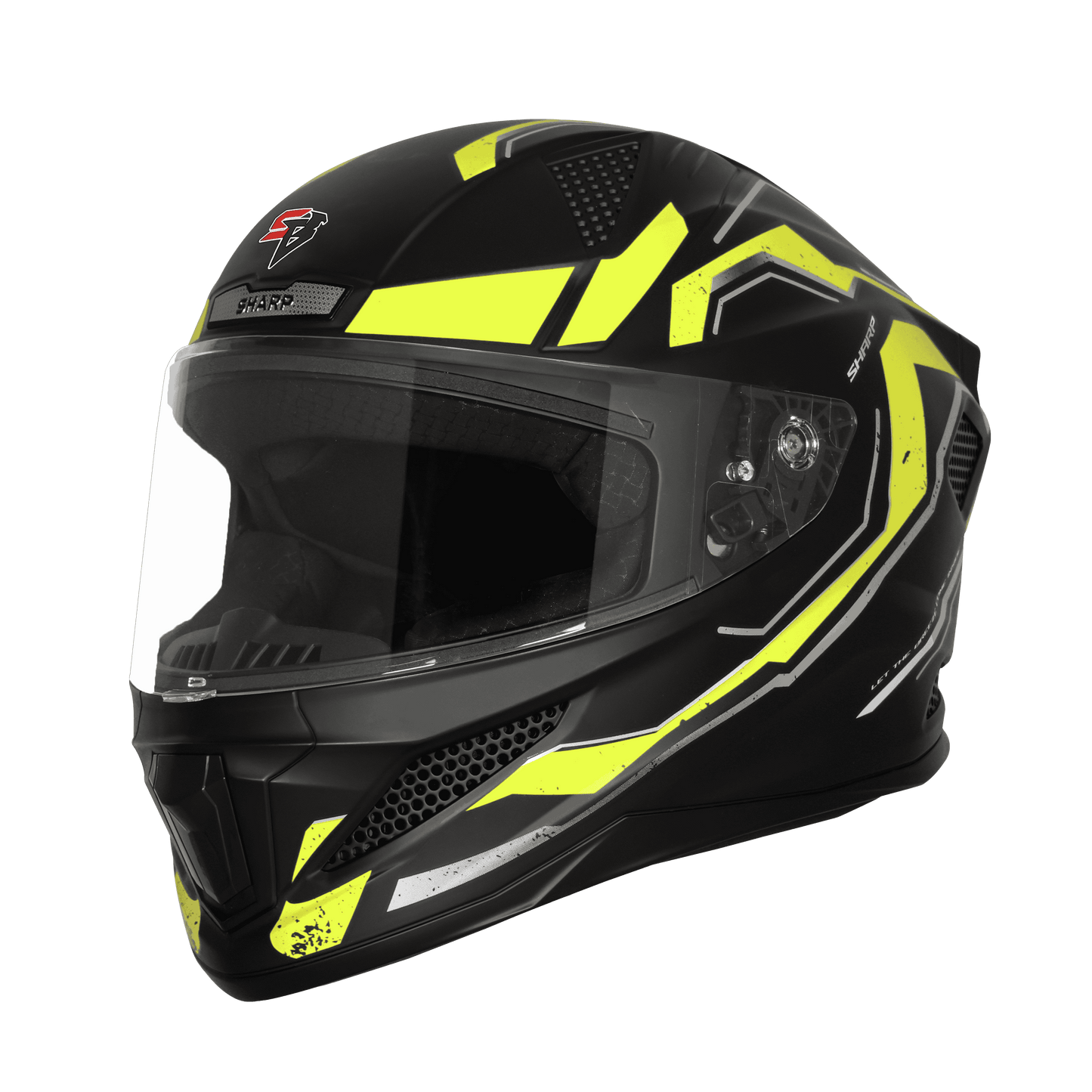 Steelbird SBH-25 SV Full Face Helmet | Sharp Spirit Graphic | Glossy Finish