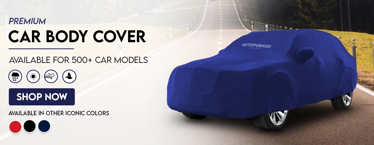All-weather car cover protecting SUV from dust and rain