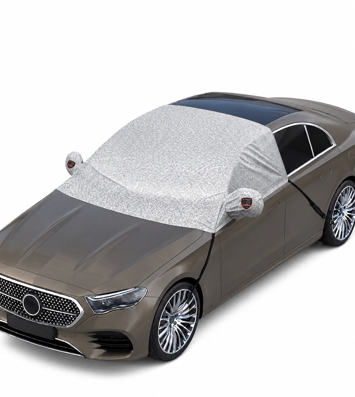 Autofurnish Aero Car Windshield Cover Frost Dust Shield Car Window Protector Waterproof Heat Resistant Universal Size
