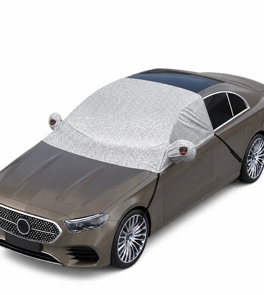 Autofurnish Aero Car Windshield Cover Frost Dust Shield Car Window Protector Waterproof Heat Resistant Universal Size