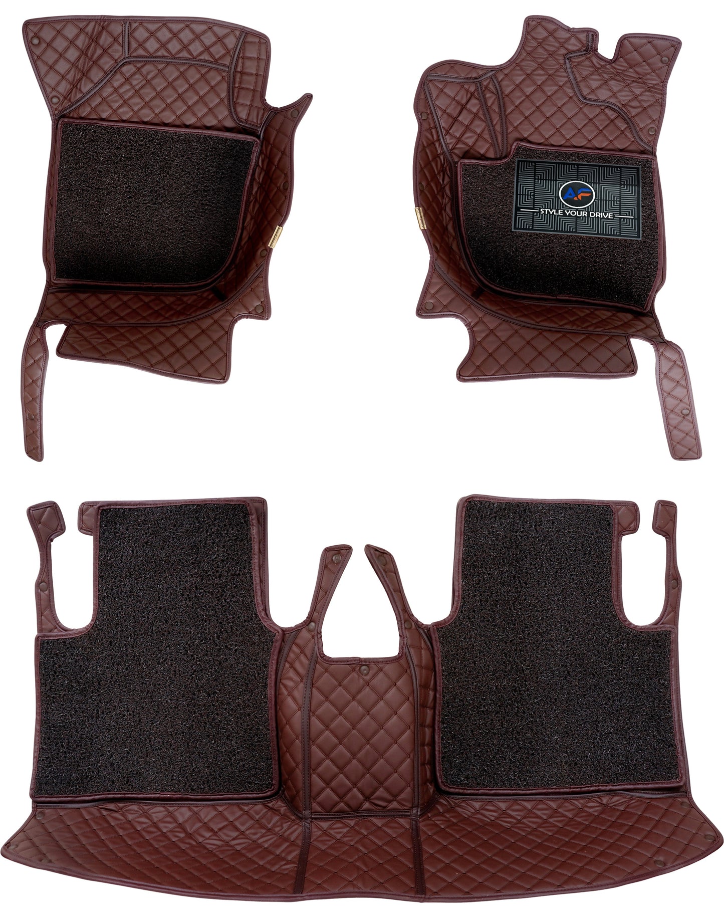 Autofurnish 7D Luxury Custom Fitted Car Mats For Toyota Innova Hycross (6 Seater) 2023