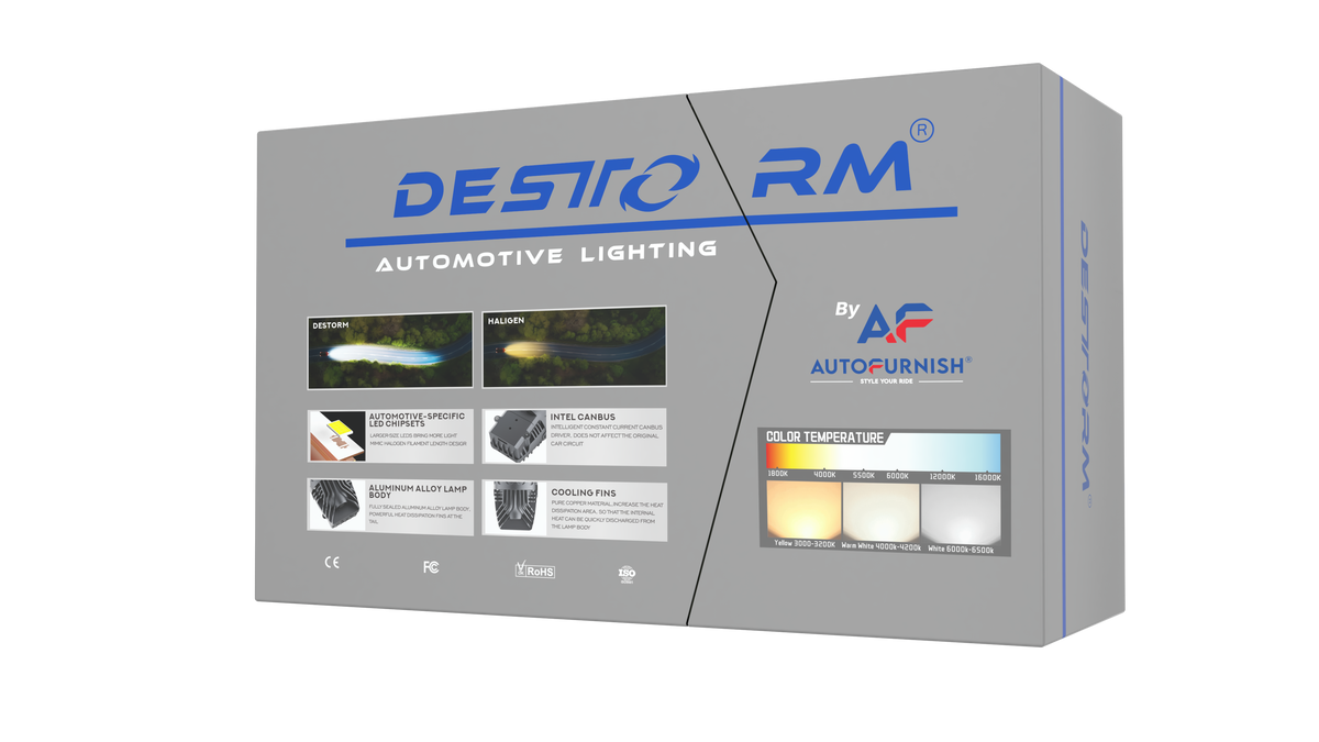 Destorm Car Projector Fog Light 2.0 Inchs Crystal Lense MK - Tri Color