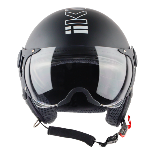 Steelbird K-2 Full Face Helmet | ISI Certified | Matt Black |Polycarbonate Visor