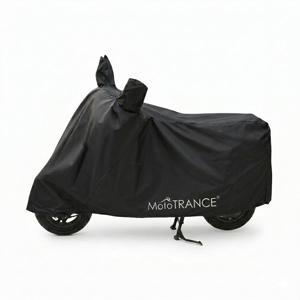 Mototrance Black Bike Body Cover For Suzuki Access 125